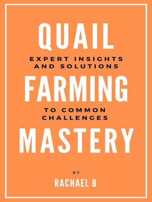 cover image of Quail Farming Mastery